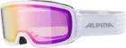 ALPINA lyžiarske okuliare NAKISKA biele Q-LITE pink