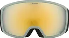 ALPINA Lyžiarske okuliare BIVIO willow-green matt Q-LITE gold