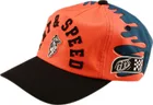 Šiltovka TLD Unstructured Curved Snapback Finish Line Coral / Blue