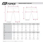 FORCE kraťasy BLADE MTB s odnímateľnou vložkou, čierno-fluo