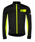 Force bunda FROST softshell pánská, černo-fluo