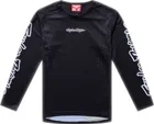 Detský dres s dlhým rukávom TLD Youth Sprint Pro Mono Black