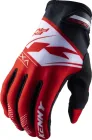 KENNY Cyklistické rukavice BRAVE RED 8, Čierna/Červená