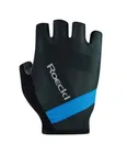ROECKL Rukavice cyklistické Busano čierno šedá/modrá (black shadow - ibiza blue)