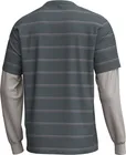 Pánsky dres s dlhým rukávom TLD Skyline Fakie Ride Tee Stripe Dark Forest