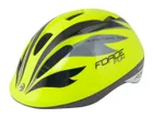 FORCE prilba FUN STRIPES detská, fluo-čierno-šedá