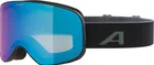 ALPINA Lyžiarske okuliare SLOPE black-black matt Q-LITE blue