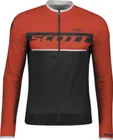 Pánsky dres Scott RC AS, dlhý rukáv, Black/Fiery Red