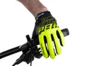 FORCE rukavice MTB SWIPE letné, čierno-fluo
