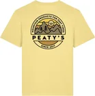 Tričko s krátkym rukávom Peaty's Pubwear - Playground / Vintage Yellow