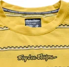 Pánsky dres s dlhým rukávom TLD Skyline Fakie Ride Tee Stripe Butter