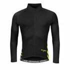 FORCE dres SPIKE dlhý rukáv, čierno-fluo