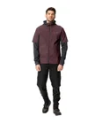 Vaude cyklistický dres All Year Moab FZ Hoody, pánsky, dark oak