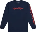 Tričko s dlhým rukávom TLD Signature Navy