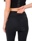 Vaude cyklistické nohavice Posta Warm, dámske, black