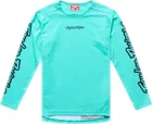 Detský dres s dlhým rukávom TLD Youth Sprint Pro Mono Real Teal