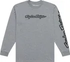 Tričko s dlhým rukávom TLD Signature Gray Heather