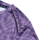 Dámsky dres s krátkym rukávom TLD Lilium Twisted Checkers Deep Purple