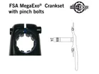 FSA stredové zloženie kľúk M/EXO 24mm na BB30, 68mm