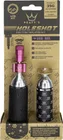CO2 pumpa + bombičky 2 ks Peaty's Holeshot - MTB (25 g) - Punch