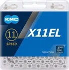 Reťaz X11El, strieborná, 11-kolo, 118 čl.