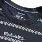 Dámsky dres s krátkym rukávom TLD Lilium Ride Tee Checked Out Carbon