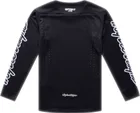 Detský dres s dlhým rukávom TLD Youth Sprint Pro Mono Black