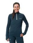 Vaude fleecový pulóver Livigno Halfzip II, dámsky, dark sea uni