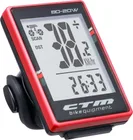 Cyklopočítač CTM, BD-20W, červený