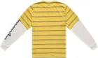 Pánsky dres s dlhým rukávom TLD Skyline Fakie Ride Tee Stripe Butter