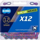 Reťaz KMC X12 Aurora Blue Waxed, 12 Speed
