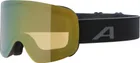 ALPINA Lyžiarske okuliare PENKEN black matt Quatroflex gold