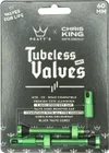 Bezdušové ventily Peaty's X Chris King (MK2) Emerald 60 mm