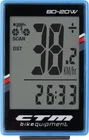 Cyklopočítač CTM, BD-20W, modrý