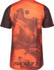 Pánsky dres Scott Trail Vertic, krátky rukáv, Orange Pumpkin/Maroon Red