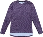 Dámsky dres s dlhým rukávom TLD Lilium Twisted Checkers Deep Purple
