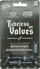 Bezdušové ventily Peaty's X Chris King (MK2) Slate 42 mm