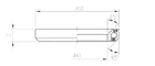 FSA ložisko hl. zloženia-TH-070E ACB 45°x45° 1.5 Dual S MR170-OD 52
