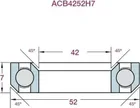 Ložisko Acros ACB 1,5" 42x52x7 (AC4252-45/45-2RS)