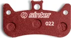 Brzdové platničky Sinter Formula Cura 4 Red