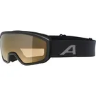 Alpina juniorské lyžiarske okuliare Scarabeo JR. black matt Q-LITE gold