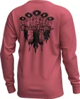 Pánsky dres s dlhým rukávom TLD Skyline Ride Tee Feathered Ember Red
