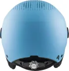 ALPINA Juniorská lyžiarska prilba ZUPO VISOR Q-LITE smoke-blue matt/blue