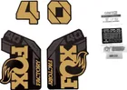 Sada nálepiek pre vidlicu FOX Float 40 Factory Black (2021-2026)