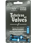 Bezdušové ventily Peaty's X Chris King (MK2) Turquoise 42 mm