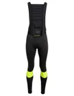 Vaude cyklistické nohavice Kuro Warm Bib, pánske, neon yellow