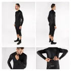 Force dres PURE UNI dlhý rukáv, čierny