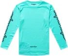 Detský dres s dlhým rukávom TLD Youth Sprint Pro Mono Real Teal