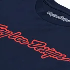 Tričko s dlhým rukávom TLD Signature Navy