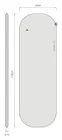 Vaude nafukovacia karimatka Tour 5 L II, redwood